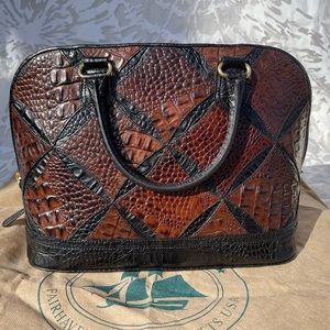 COPY - Brahmin Brown and Black Leather Purse